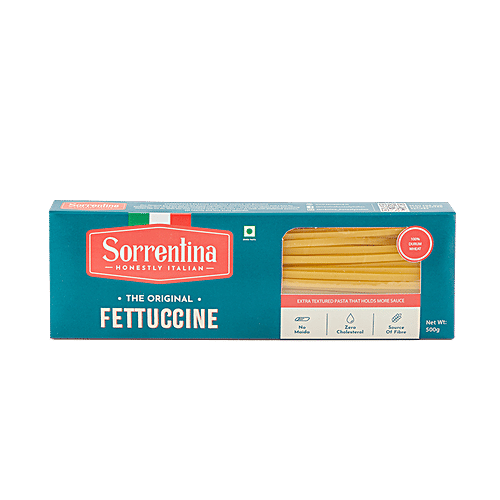 Sorrentina Fettuccine - Durum Wheat, No Maida, Zero Cholesterol, Source Of Fibre, 500 g