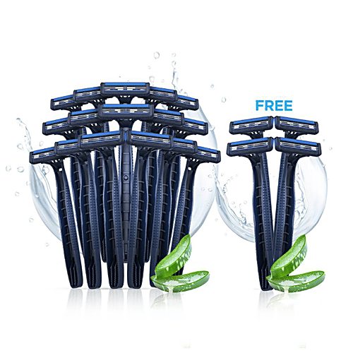 Buy LetsShave Men's Pro 2 Plus Disposable Shaving Razor Twin Razor