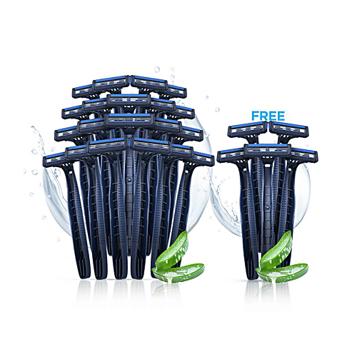 Buy LetsShave Men's Pro 2 Plus Disposable Shaving Razor Twin Razor
