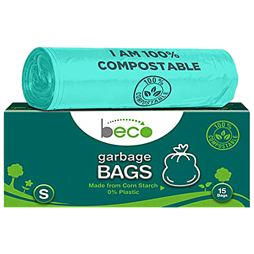 Buy BECO Compostable Garbage Bags Small, 43 X 58 cm Online at Best