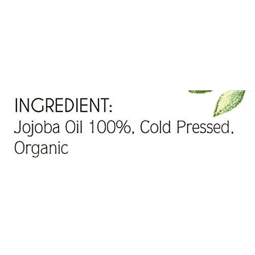 Anveya Jojoba Oil - Cold Pressed & Organic, 100 ml  