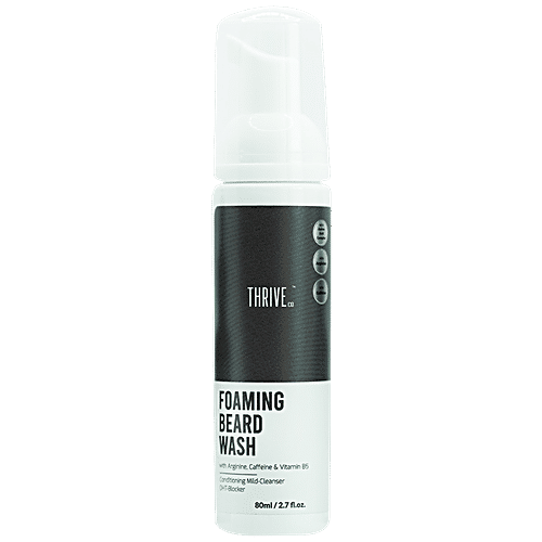 ThriveCo Foaming Beard Wash - Cleanses & Conditions, 80 ml
