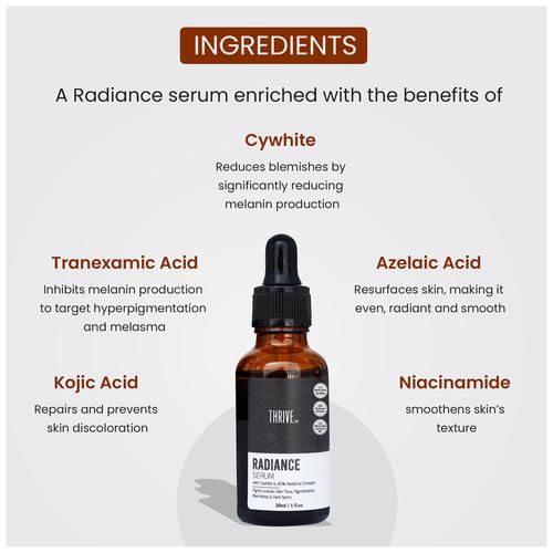 Buy ThriveCo Radiance Serum - Fights Uneven Skin Tone & Pigmentation ...