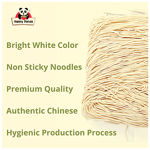 HAPPY PANDA Egg Whole Wheat Hakka Noodles - Authentic Chinese, 900 g  