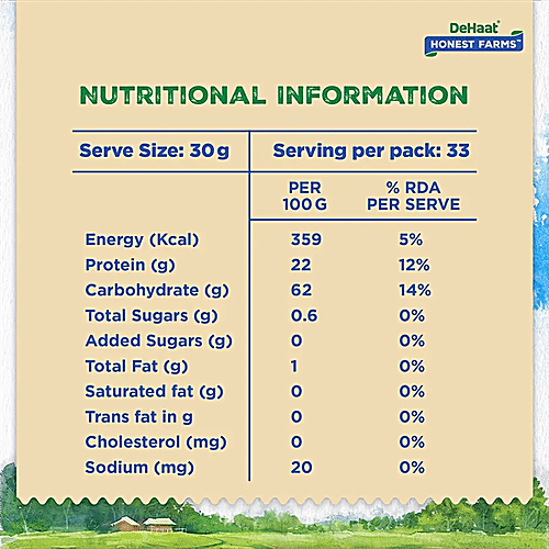 Dehaat Honest Farms Unpolished Toor Dal/Arhar Dal - Pesticide Free, 1 kg  
