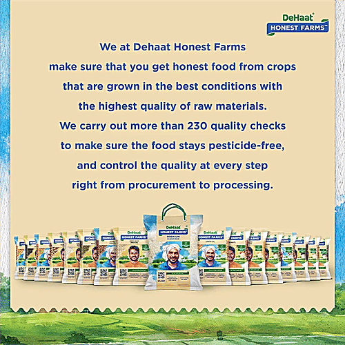 Dehaat Honest Farms Unpolished Toor Dal/Arhar Dal - Pesticide Free, 1 kg  