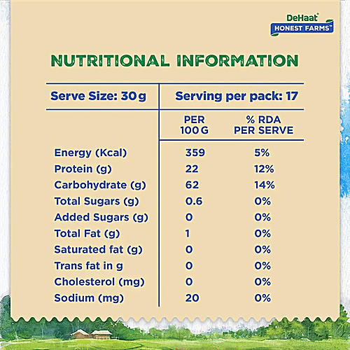 Dehaat Honest Farms Unpolished Toor Dal/Arhar Dal - Pesticide Free, 500 g  