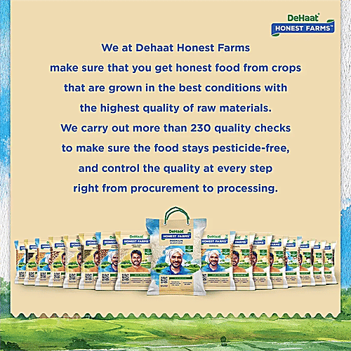 Dehaat Honest Farms Unpolished Toor Dal/Arhar Dal - Pesticide Free, 500 g  