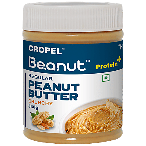 Buy Beanut Regular Peanut Butter Crunchy, Rich In Protein & Fibre, No