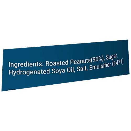 Beanut Regular Peanut Butter - Crunchy, Rich In Protein & Fibre, No Trans Fat, 1 kg