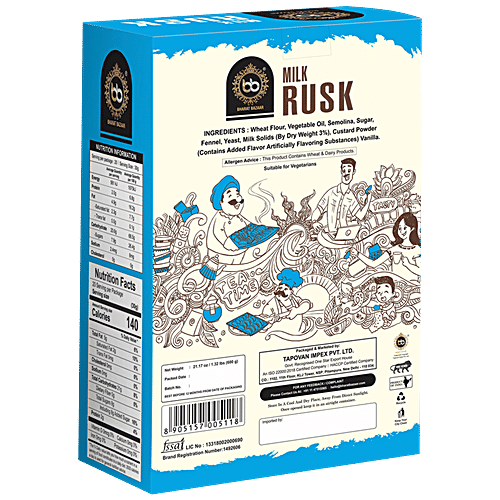 Bharat Bazaar Milk Rusk, 600 g