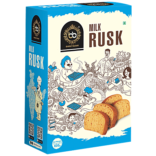 Bharat Bazaar Milk Rusk, 600 g