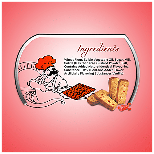 Bharat Bazaar  Fruit Cake Rusk Bites, 200 g  