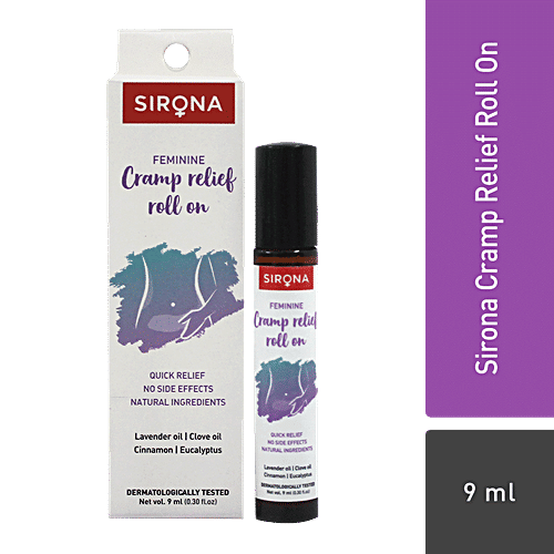 Buy SIRONA Menstrual Cramp Relief Oil, Roll On for Women 9 ml 100