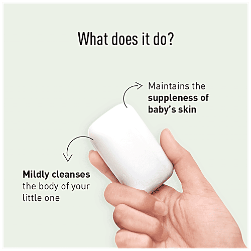 Bodyguard Moisturizing Baby Bathing Soap Bar for Kids – Pack of 2, 75gms each | pH 5.5, with Oatmeal Powder, Shea Butter, Aloe Vera & Calendula Oil | Allergen Free | Dermatologically Tested, 75 g (Pack of 2) 