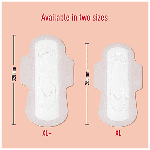 Buy SIRONA Rash Free Sanitary Pads XL+, Cottony Soft, High Absorbency, Toxic Free Online at