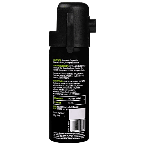 Impower Self Defence Pepper Spray for Woman Safety - 55 ML (Pack of 1), 55 ml  