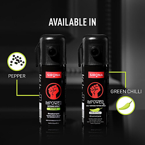 Impower Self Defence Pepper Spray for Woman Safety - 55 ML (Pack of 1), 55 ml  
