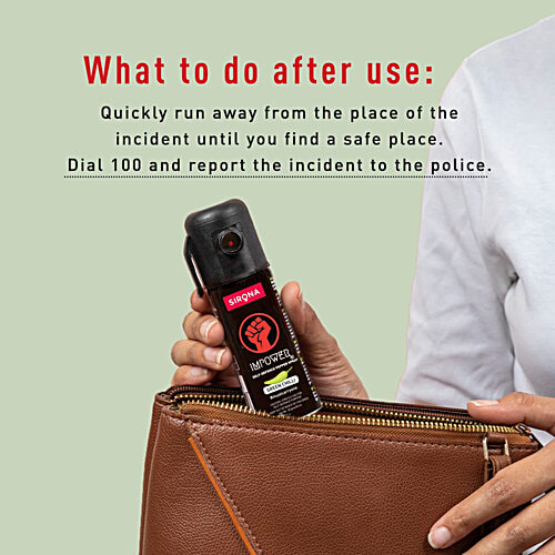 Impower Self Defence Pepper Spray for Woman Safety - 55 ML (Pack of 1), 55 ml  