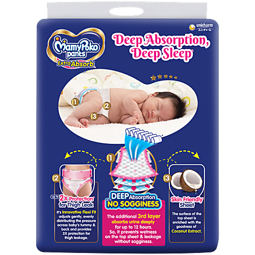 Mamypoko Pants Extra Absorb NB, 54 pcs  