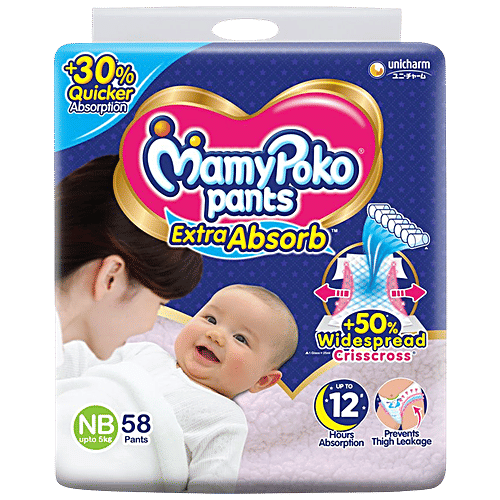Mamypoko Pants Extra Absorb NB, 54 pcs  