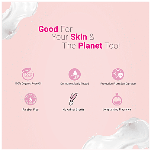 Dabur Gulabari Moisturising Body Lotion - Rose Glow, Non-Greasy, For Dull & Dry Skin, 400 ml