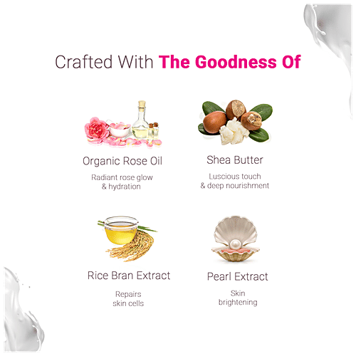 Dabur Gulabari Moisturising Body Lotion - Rose Glow, Non-Greasy, For Dull & Dry Skin, 200 ml  