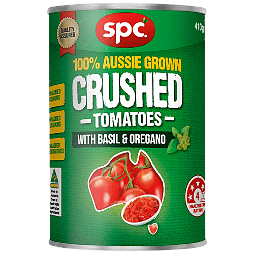 Buy Spc Crushed Tomatoes With Basil & Oregano, 100 Aussie Grown Online at Best Price of Rs