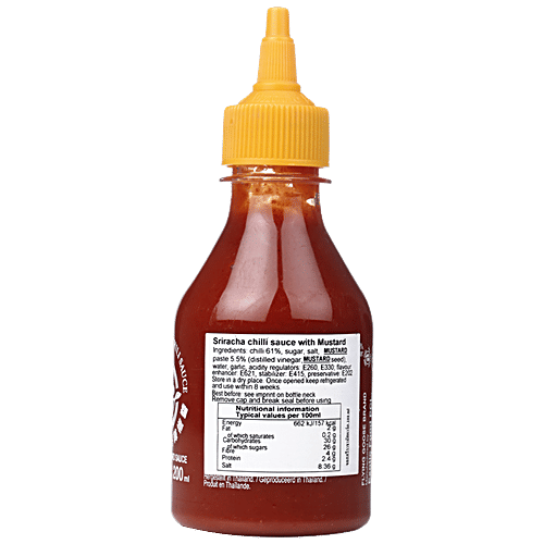 Flying Goose Sriracha Mustard Sauce - Rich & Creamy, 200 ml Delicious & Fiery
Hygienically Packed