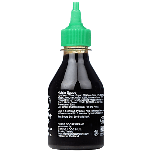 Flying Goose Hoisin Sauce - Thick, Aromatic, Sweet & Salty Flavour, 200 ml Thick, Aromatic
Sweet & Salty Flavour