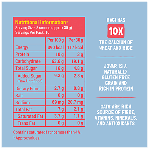 Buy Slurrp Farm Cereal Multigrain Millets, Mixed Fruit & Rice