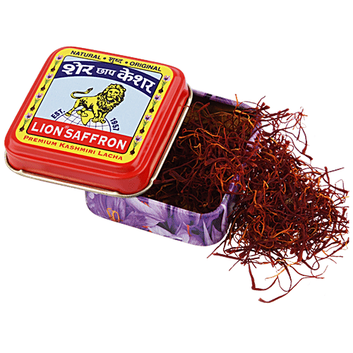 Buy LION SAFFRON Pure Kashmiri Lacha Kesar Certified Grade A+