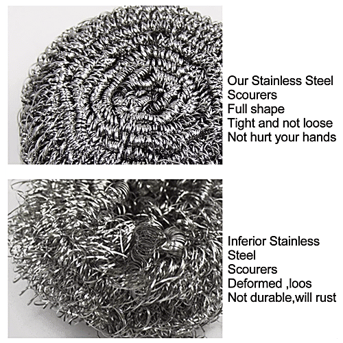 Se7en Steel Scrub - Removes Tough Stains, For Home, Kitchen, 1 pc