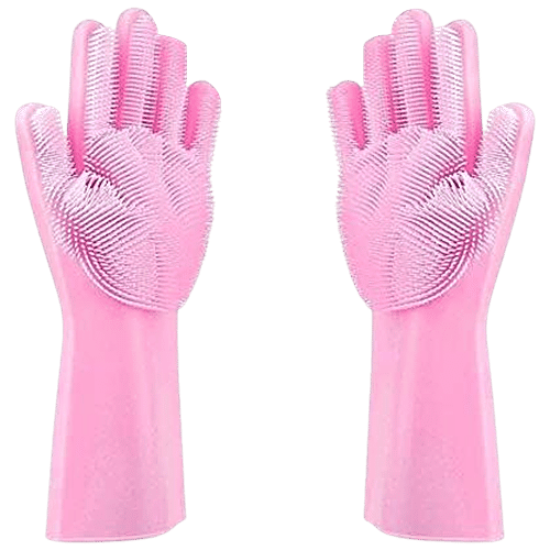 Buy SE7EN Silicon Gloves For Multipurpose Use, For Home & Kitchen