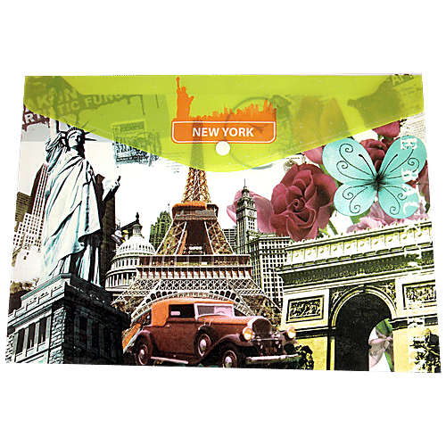 Se7en File Storage/Folder Bag - With Snap Button, 1 pc Portable, Durable & Waterproof