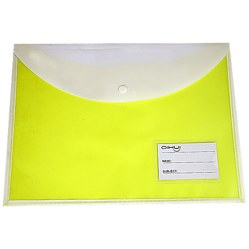 Se7en File Storage/Folder Bag - With Snap Button, 1 pc Portable, Durable & Waterproof