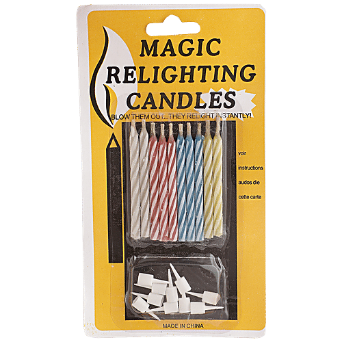 Buy SE7EN Magic Relighting Candle For Cake Decoration, Birthday