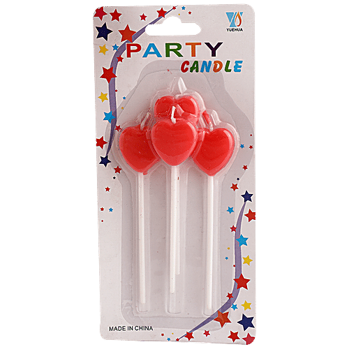 Buy SE7EN Heart Candle For Cake Decoration, Anniversaries