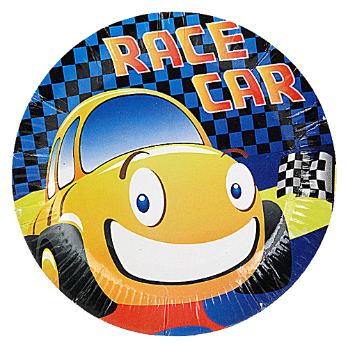 Buy SE7EN Car Printed Paper Plate For Birthday Parties, Occasions