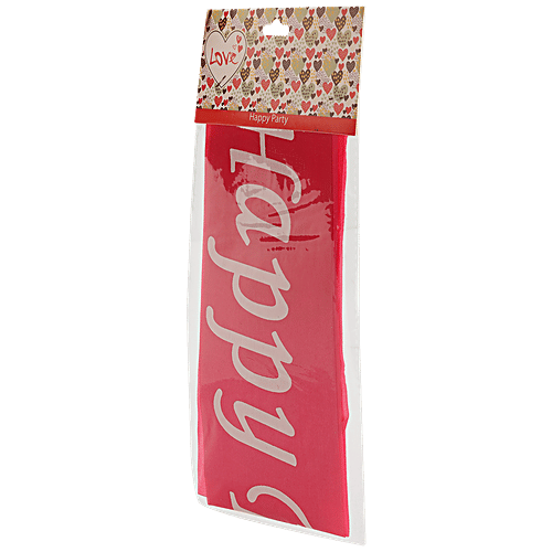 Se7en Happy Birthday Sash - For Birthday Boy & Girl, Assorted, 1 pc  