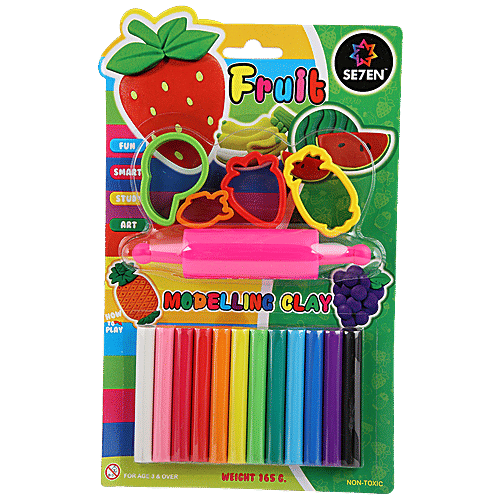 Buy SE7EN Fruit Play Dough Modelling Clay, For Kids, 3+ Years & Above