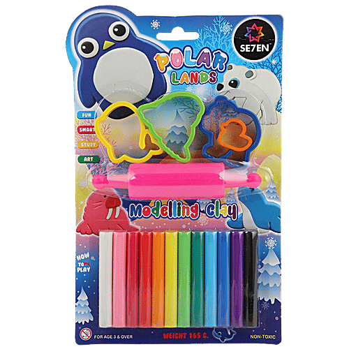 Buy SE7EN Polar Lands Play Dough Modelling Clay, For Kids, 3+ Years
