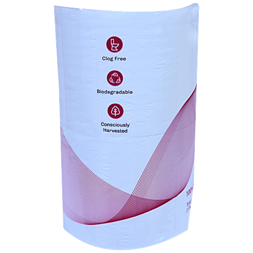 Buy Premier Toilet Roll/Tissue Paper White, 3 Ply, Soft, Clog Free