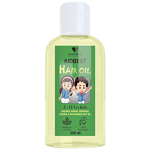 Buy HealthBest Kidbest Hair Oil, Organic Argan, Moringa, Jojoba