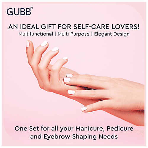 Buy Gubb Manicure Kit With Organizer Bag Nail Clipper, Scissor