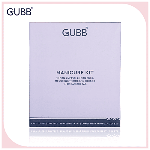 Buy Gubb Manicure Kit With Organizer Bag Nail Clipper, Scissor