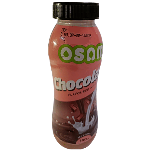 OSAM Flavoured Milk - Chocola, High In Protein, Rich In Taste, 180 ml