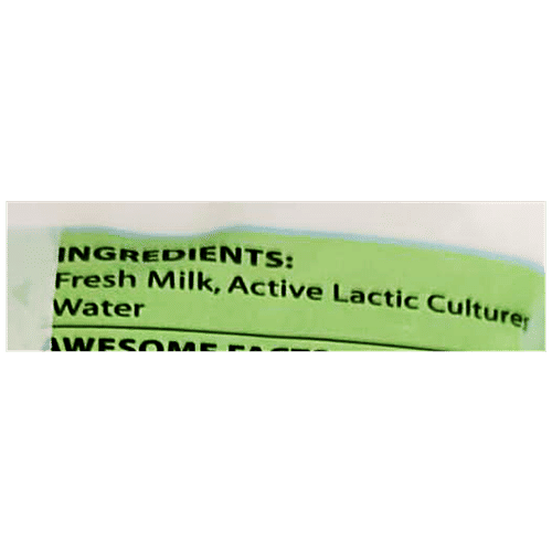 OSAM  Plain Curd/Dahi - Rich In Calcium & Protein, 400 g Pouch 