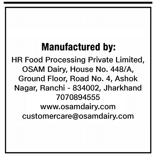 OSAM  Plain Curd/Dahi - Rich In Calcium & Protein, 400 g Pouch 