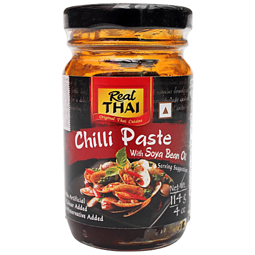 Buy REAL THAI Real Thai Chilli Paste With Soybean Oil No Artificial Colours & Preservatives